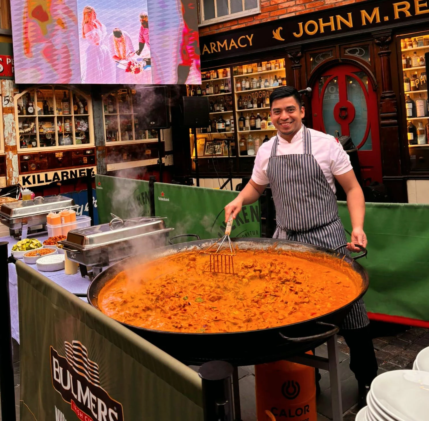 A student working as a chef in Killarney